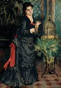 Pierre Auguste Renoir, Woman with a Parrot